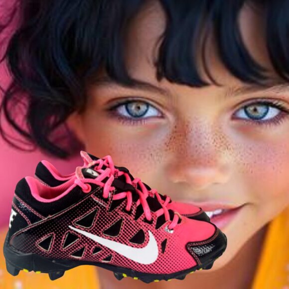 Nike Pink Youth Baseball & Softball Cleats Size 3Y - Picture 1 of 7